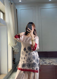 Cream Print Lulusar