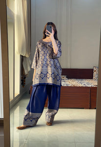 Dark Blue Print Lulusar