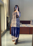 Dark Blue Print Lulusar