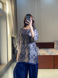 Dark Blue Print Lulusar