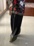 Black Flowers Print Lulusar