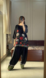 Black Flowers Print Lulusar