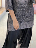 Dark Black Print Lulusar