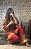 Maroon Farshi Shalwar