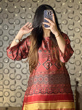 Maroon Farshi Shalwar