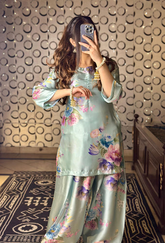 Sky Blue Farshi Shalwar