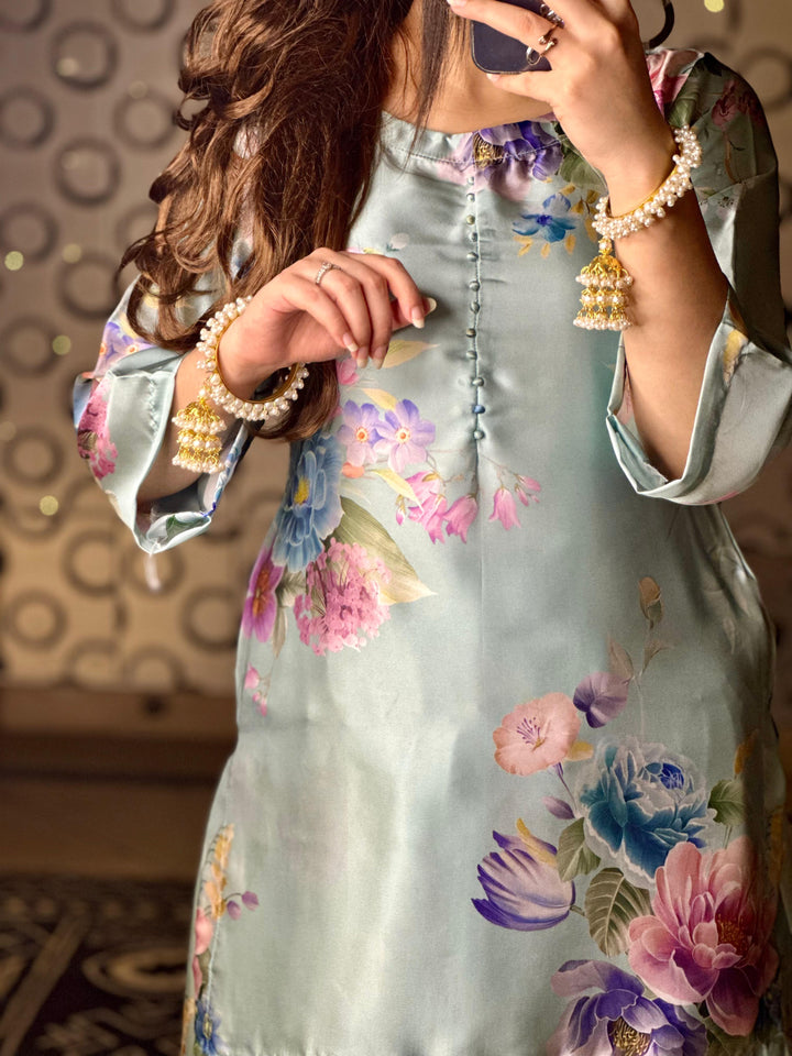 Sky Blue Farshi Shalwar