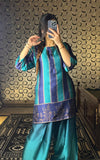 Blue & Purple Farshi Shalwar