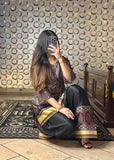 Golden & Black Farshi Shalwar