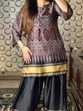 Golden & Black Farshi Shalwar