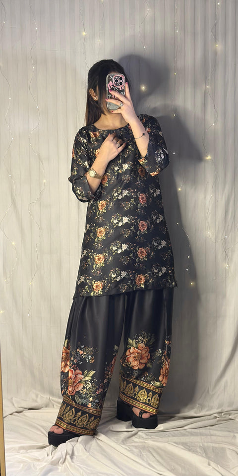 Black Farshi Shalwar