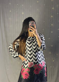 Black & White Farshi Shalwar