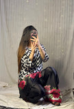 Black & White Farshi Shalwar